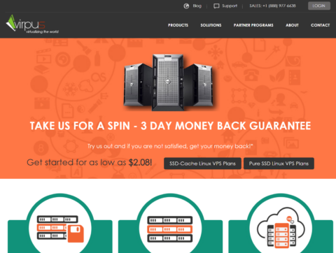 VIRPUS：全场 VPS 五折，4 核/1GB/50GB/3TB@1Gbps，.5/月起，洛杉矶机房