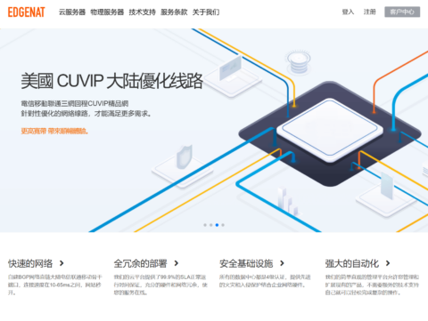 #国庆促销#edgeNAT：全场 VPS 月付 8 折年付 7 折，32 元/月起，美国双 isp/韩国原生 ip/香港等可选